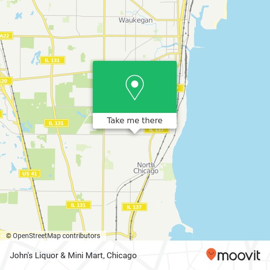 Mapa de John's Liquor & Mini Mart