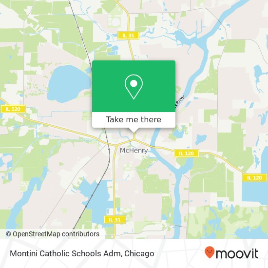 Montini Catholic Schools Adm map