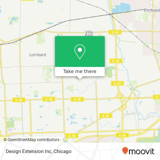 Mapa de Design Extension Inc