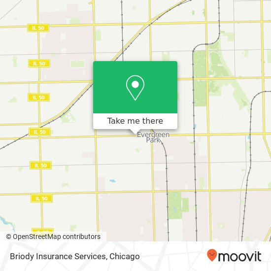 Mapa de Briody Insurance Services