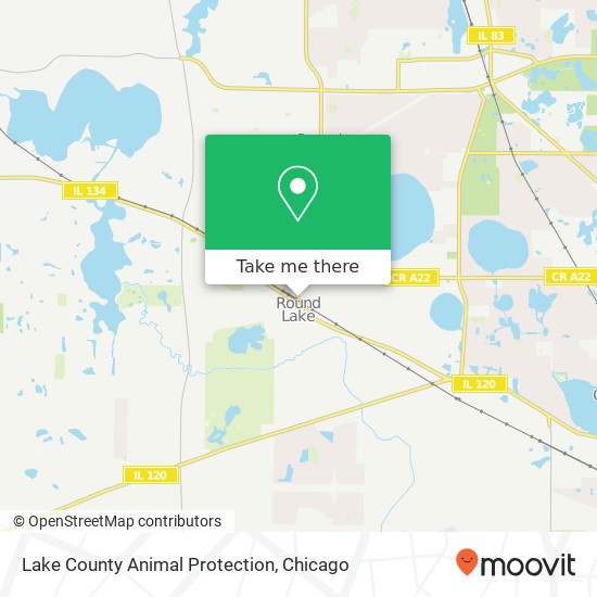 Mapa de Lake County Animal Protection