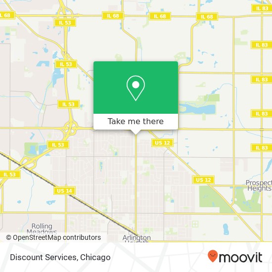 Discount Services map