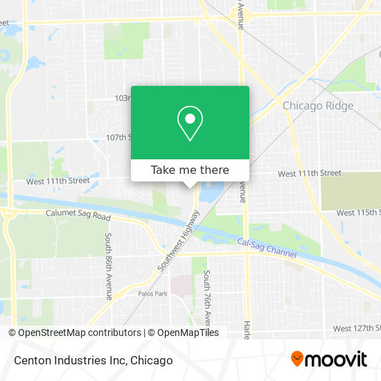 Centon Industries Inc map