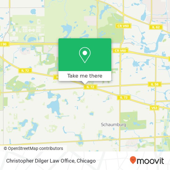 Mapa de Christopher Dilger Law Office