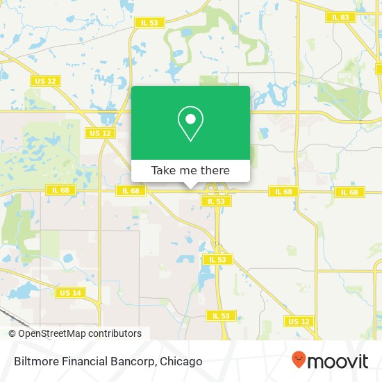 Biltmore Financial Bancorp map