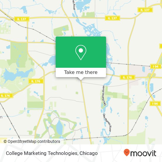 College Marketing Technologies map