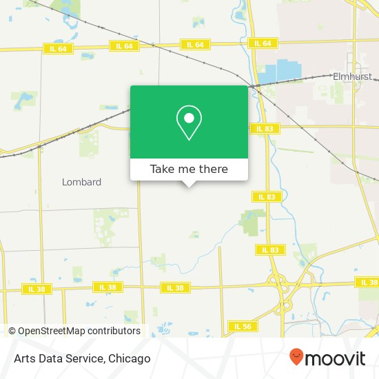 Arts Data Service map