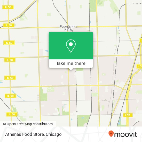 Mapa de Athenas Food Store