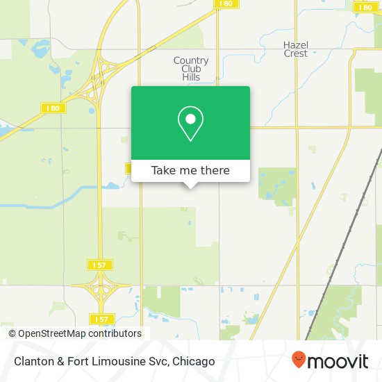 Clanton & Fort Limousine Svc map