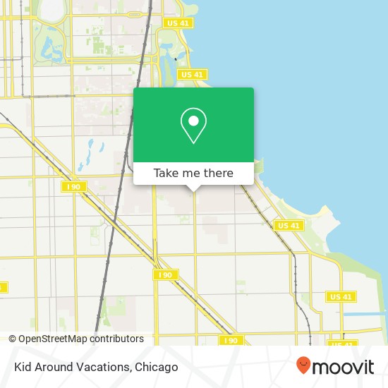 Kid Around Vacations map