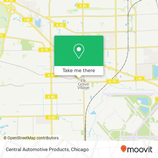 Central Automotive Products map