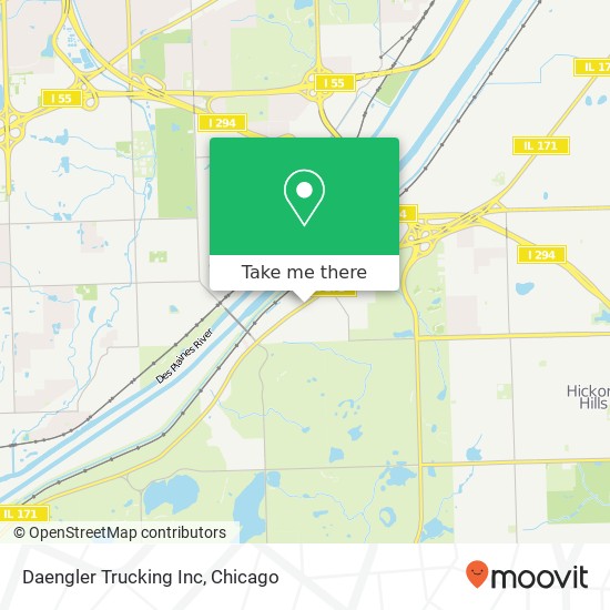 Mapa de Daengler Trucking Inc