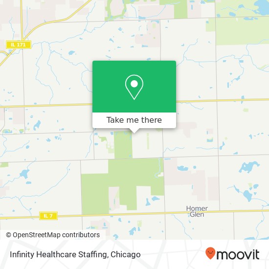 Infinity Healthcare Staffing map