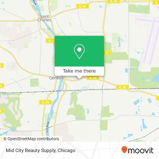 Mid City Beauty Supply map