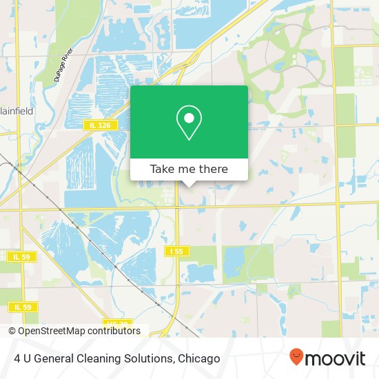 Mapa de 4 U General Cleaning Solutions