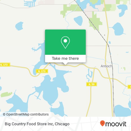 Big Country Food Store Inc map