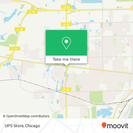 UPS Store map