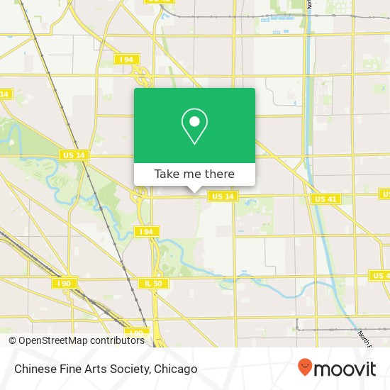 Chinese Fine Arts Society map