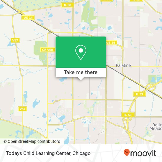 Todays Child Learning Center map