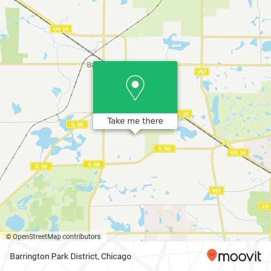 Barrington Park District map