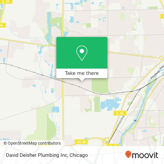 David Deisher Plumbing Inc map