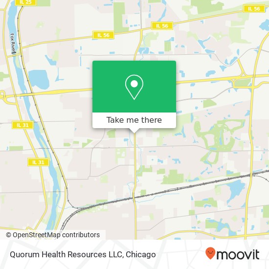 Quorum Health Resources LLC map