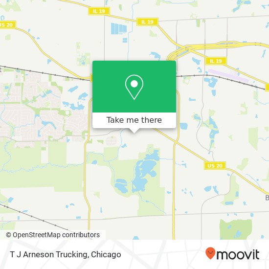 Mapa de T J Arneson Trucking
