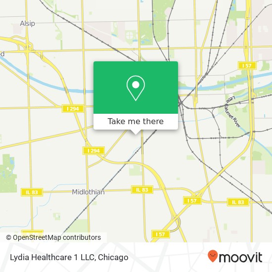 Mapa de Lydia Healthcare 1 LLC