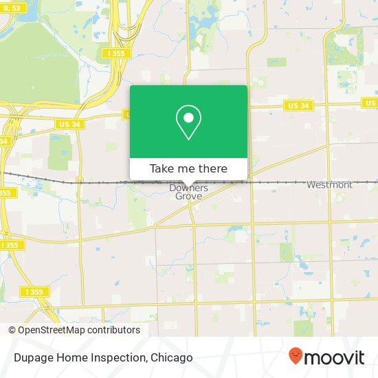 Dupage Home Inspection map