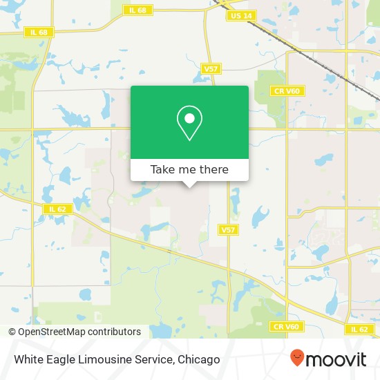 White Eagle Limousine Service map