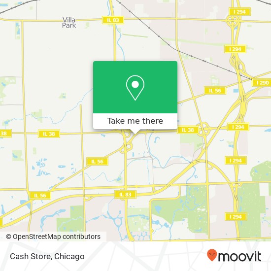Cash Store map
