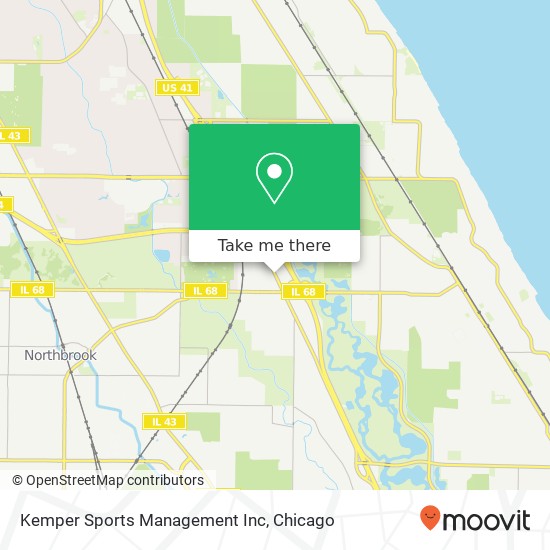 Kemper Sports Management Inc map