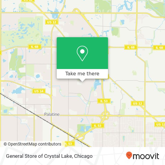 Mapa de General Store of Crystal Lake