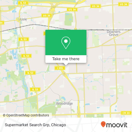 Supermarket Search Grp map