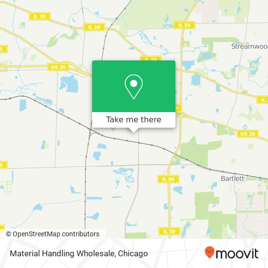 Material Handling Wholesale map