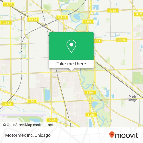 Mapa de Motormex Inc