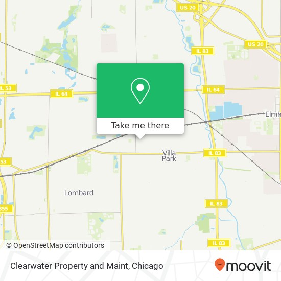 Mapa de Clearwater Property and Maint