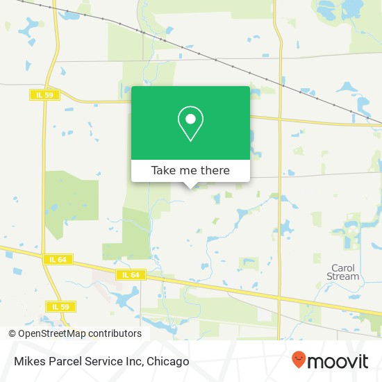 Mapa de Mikes Parcel Service Inc
