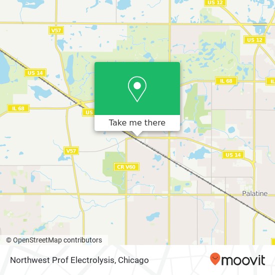 Mapa de Northwest Prof Electrolysis
