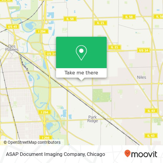 Mapa de ASAP Document Imaging Company