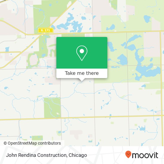 John Rendina Construction map