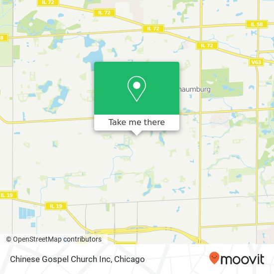 Mapa de Chinese Gospel Church Inc