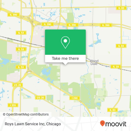 Mapa de Roys Lawn Service Inc