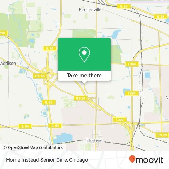 Home Instead Senior Care map