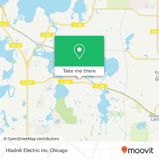 Mapa de Hladnik Electric Inc