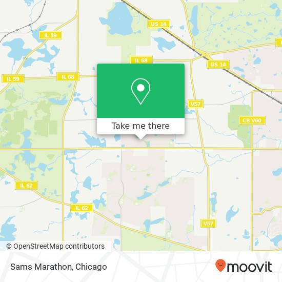 Sams Marathon map