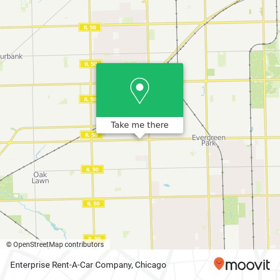 Enterprise Rent-A-Car Company map