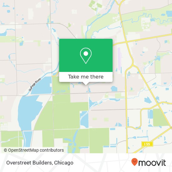 Overstreet Builders map