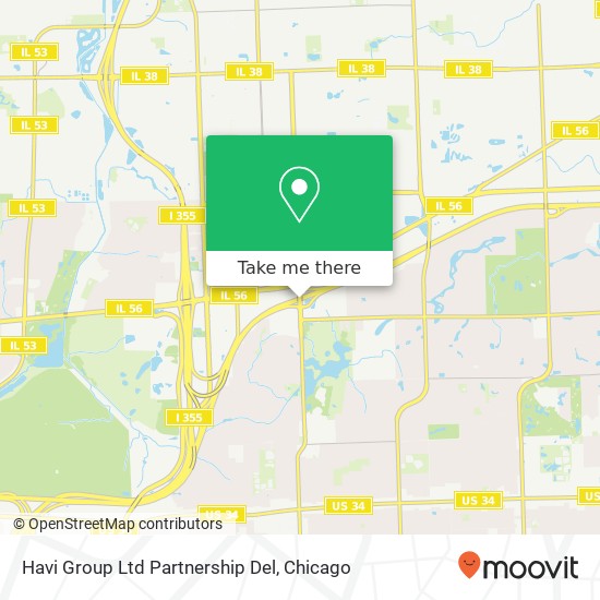 Mapa de Havi Group Ltd Partnership Del