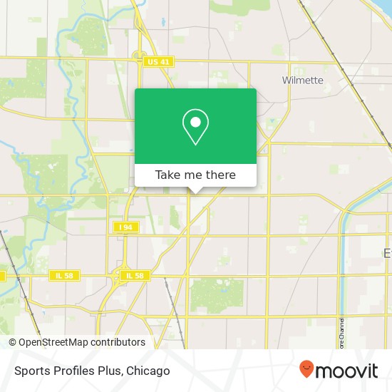 Sports Profiles Plus map